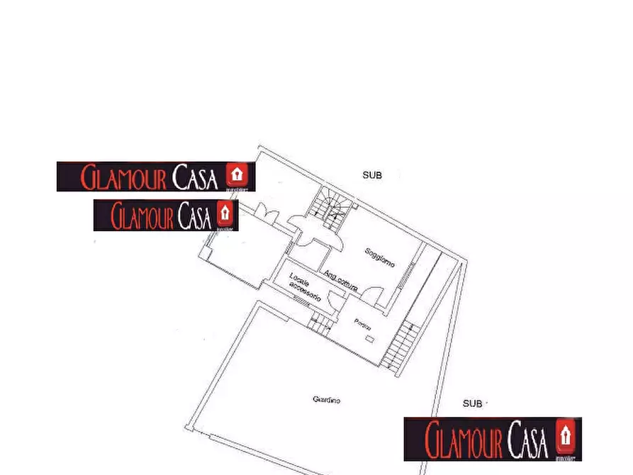 Immagine 25 di Casa quadrifamiliare in vendita  in Vicolo di San Matteo a Roma