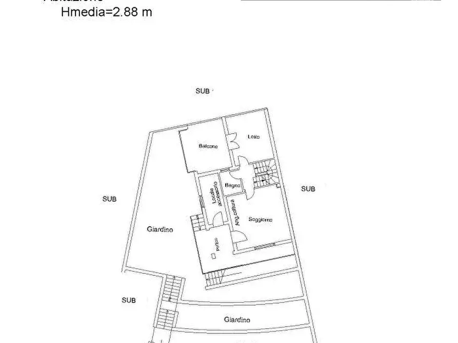 Immagine 25 di Casa bifamiliare in vendita  in Vicolo di San Matteo a Roma