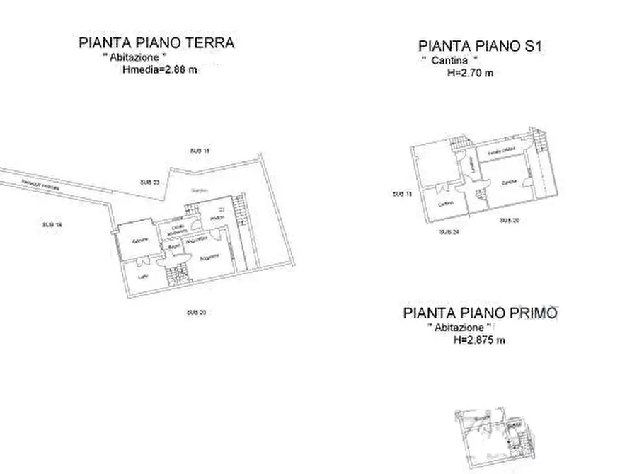 Immagine 23 di Casa bifamiliare in vendita  in Vicolo di San Matteo a Roma