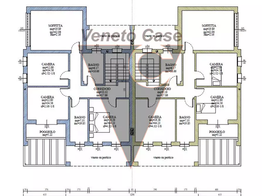 Immagine 5 di Casa bifamiliare in vendita  in Via Pioga a Campodarsego