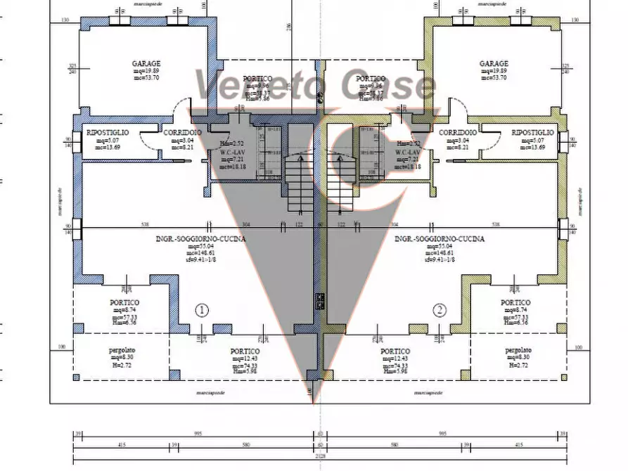 Immagine 6 di Casa bifamiliare in vendita  in Via Pioga a Campodarsego