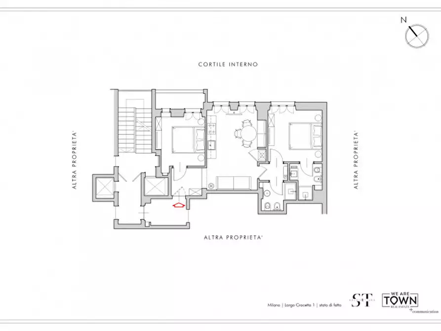 Immagine 31 di Appartamento in vendita  in Largo della Crocetta, 1 a Milano