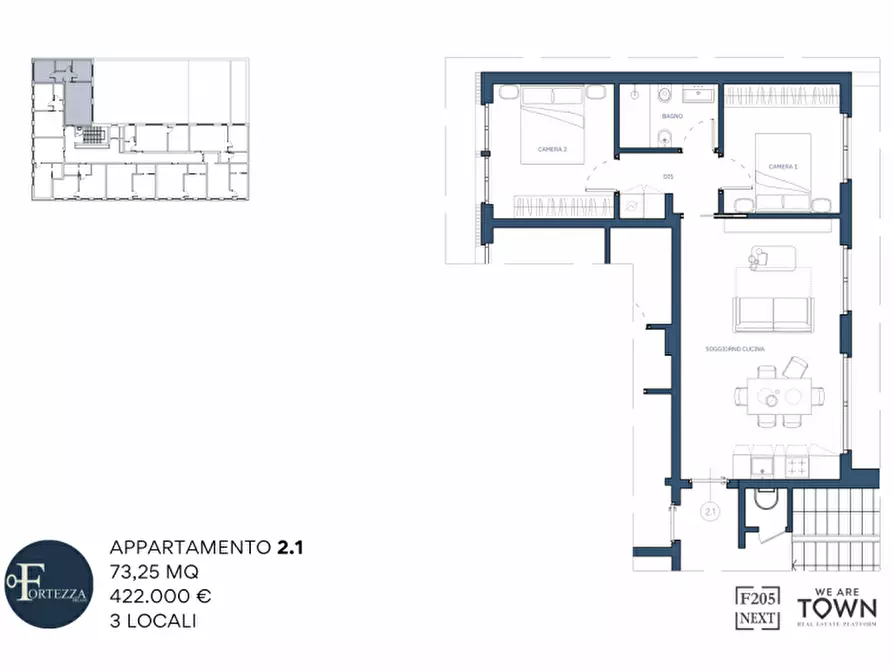 Immagine 21 di Appartamento in vendita  in Via Fortezza, 1 a Milano