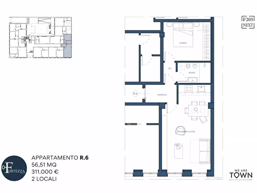 Immagine 21 di Appartamento in vendita  in Via Fortezza, 1 a Milano