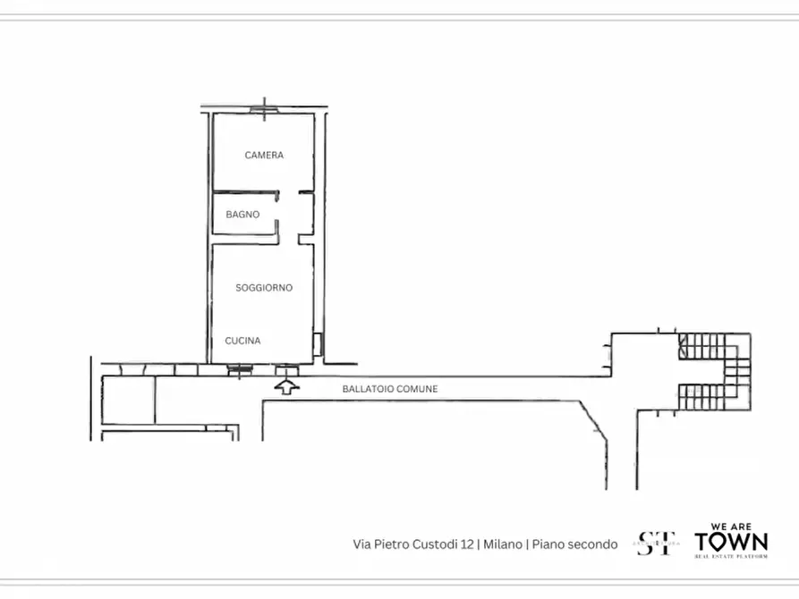 Immagine 36 di Appartamento in affitto  in Via Pietro Custodi, 12 a Milano