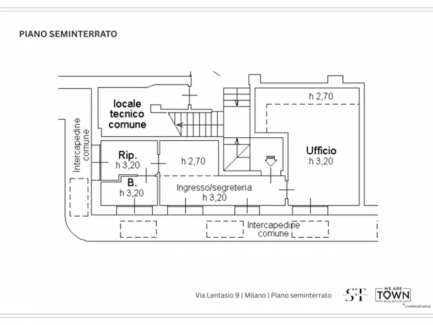 Immagine 15 di Ufficio in affitto  in via Lentasio 9 a Milano