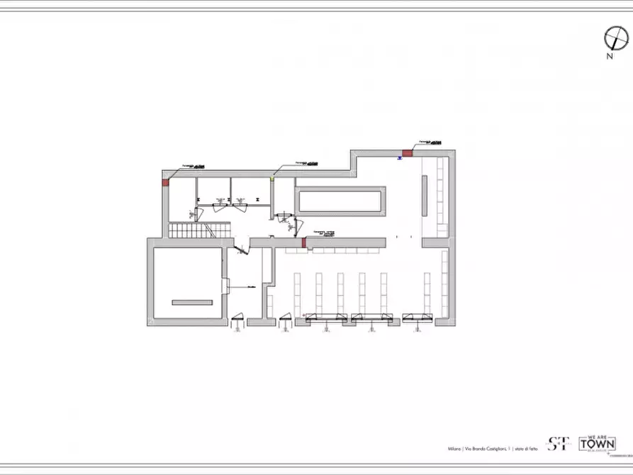 Immagine 21 di Ufficio in vendita  in Via Cardinale Branda Castiglioni, 1 a Milano