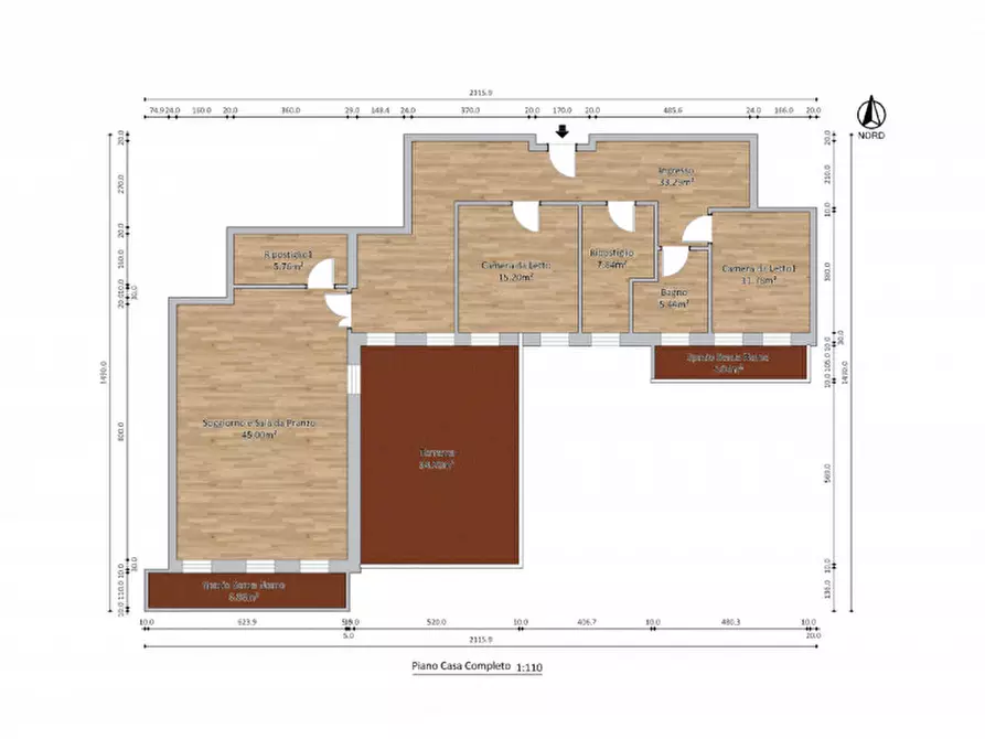 Immagine 8 di Attico in vendita  in Via Cavinazzo a Massanzago