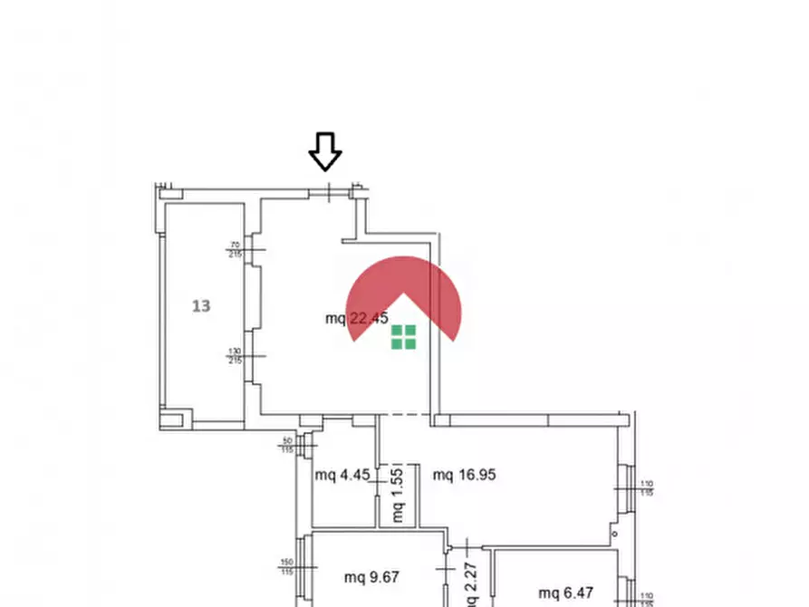 Immagine 1 di Appartamento in vendita  in Via del Rosmarino a Matera