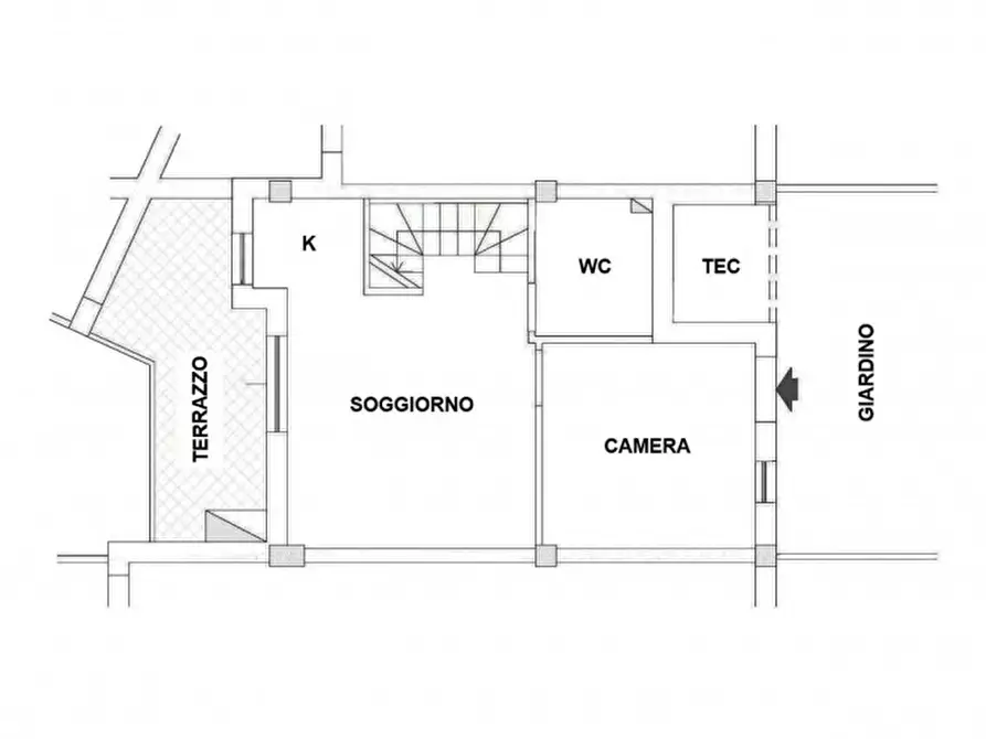 Immagine 24 di Villetta a schiera in vendita  in Via Calvi Risorta, 60/62, 00134 Schizzanello RM, Italia a Roma