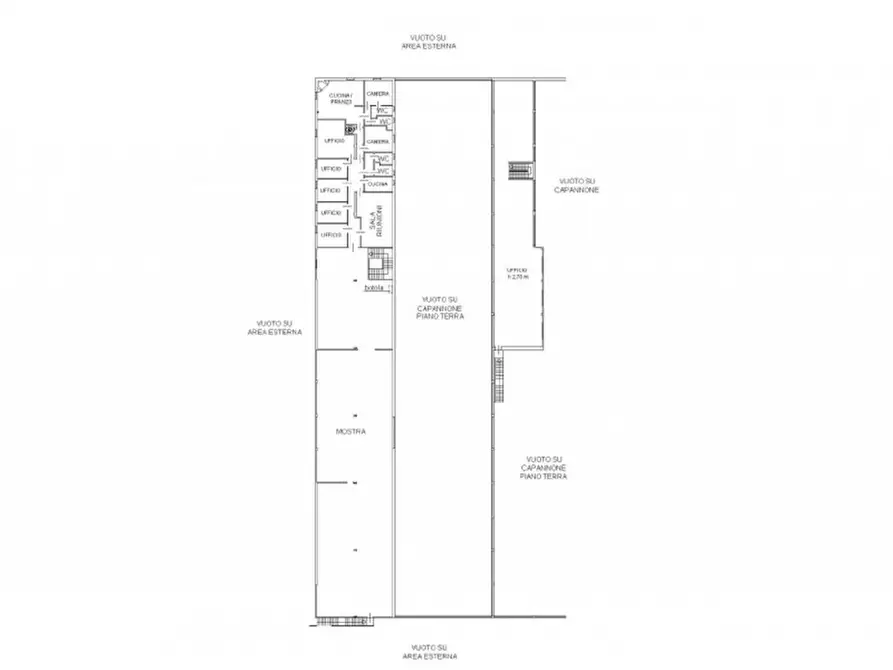 Immagine 10 di Capannone industriale in vendita  in Via Amedeo Avogadro, 3, 61032 Rosciano PU, Italia a Fano