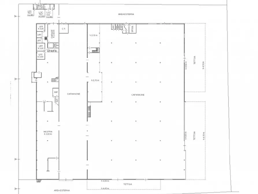 Immagine 11 di Capannone industriale in vendita  in Via Amedeo Avogadro, 3, 61032 Rosciano PU, Italia a Fano