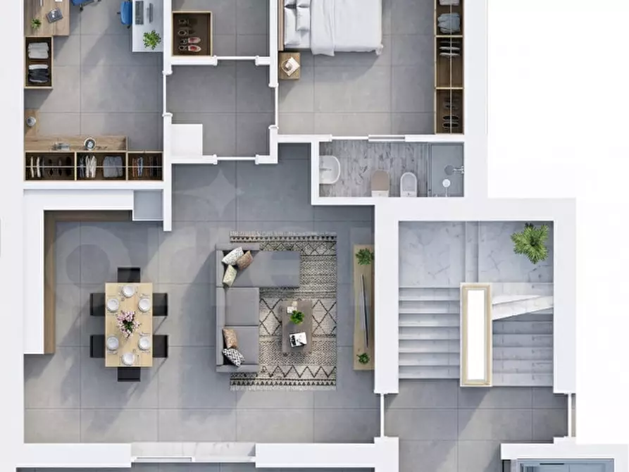 Immagine 7 di Appartamento in vendita  in Santa Gianna Beretta Molla a Montichiari