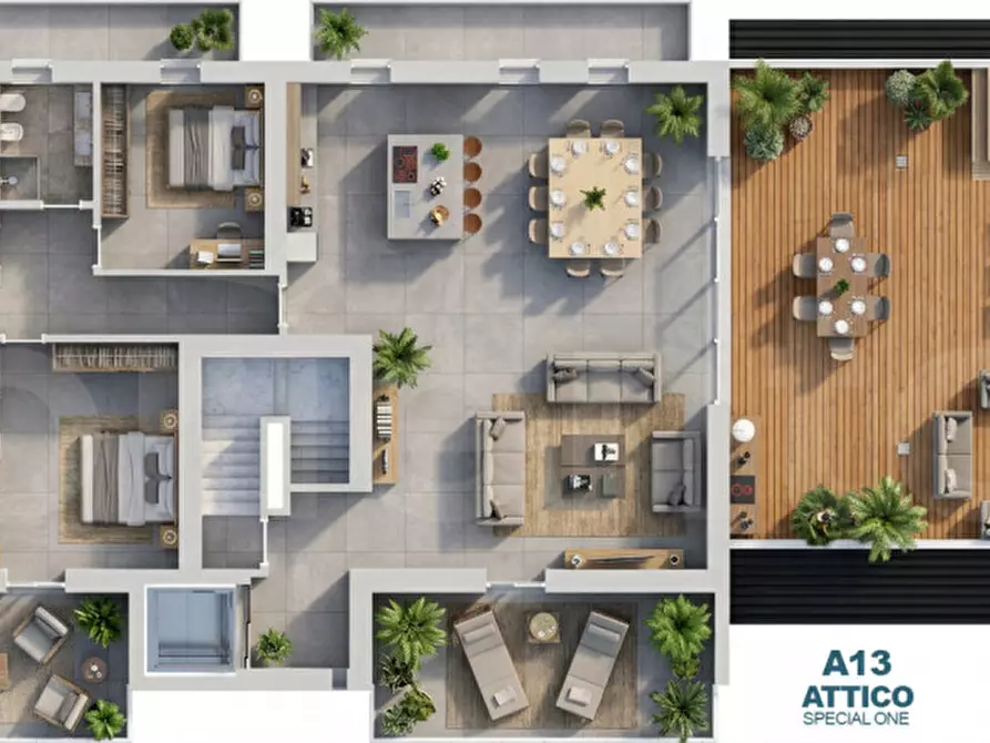 Immagine 4 di Appartamento in vendita  in Santa Gianna Beretta Molla a Montichiari