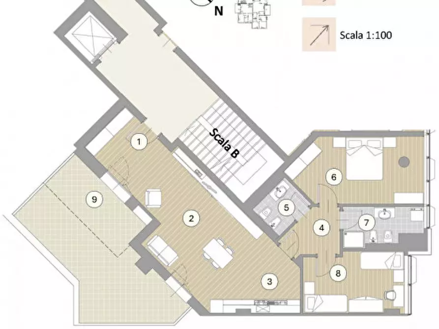 Immagine 14 di Appartamento in vendita  in Via Divisione Folgore 9/C a Vicenza