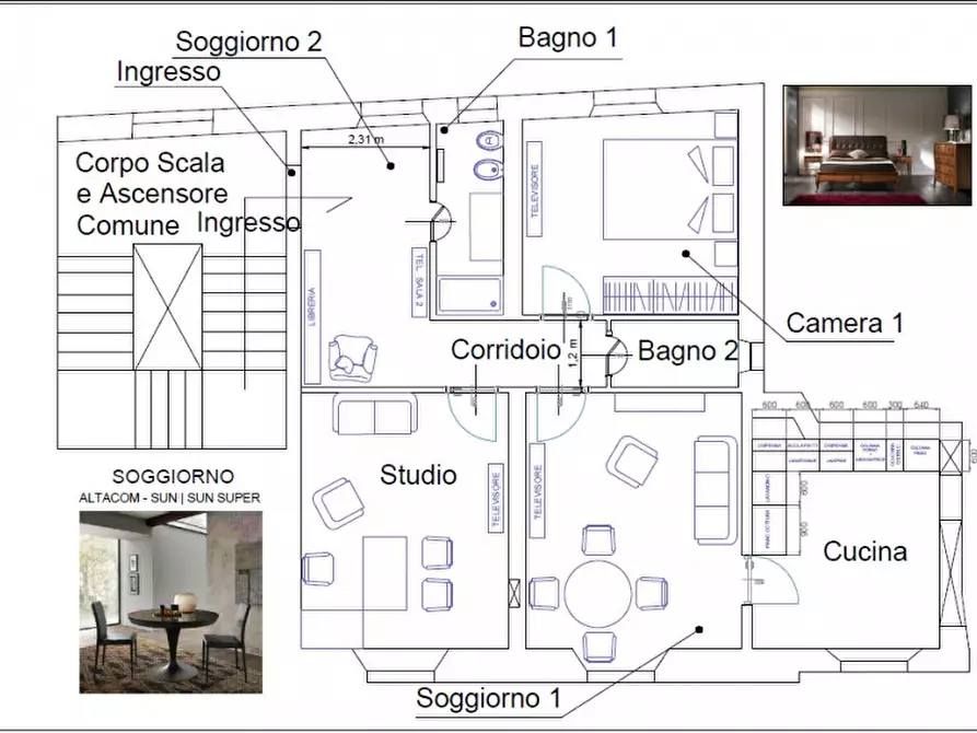 Immagine 25 di Appartamento in vendita  in Corso Garibaldi a Ancona
