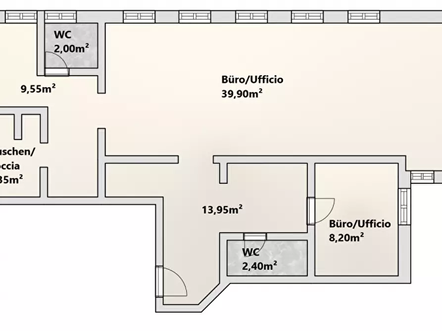 Immagine 15 di Ufficio in affitto  in Via A. Rosmini - A. Rosmini-Straße a Bolzano