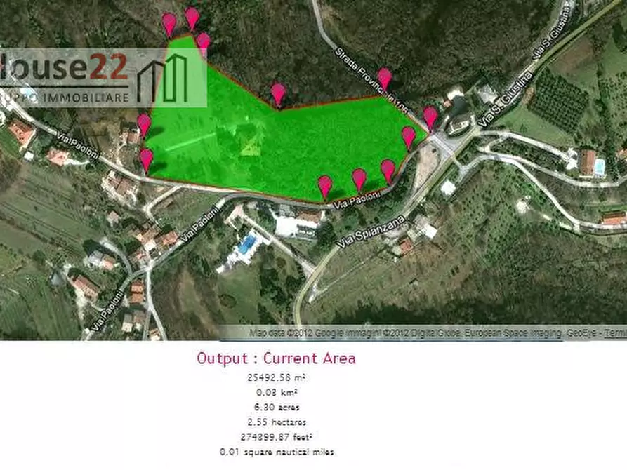 Immagine 2 di Terreno in vendita  in Via Paoloni 6 a Arcugnano