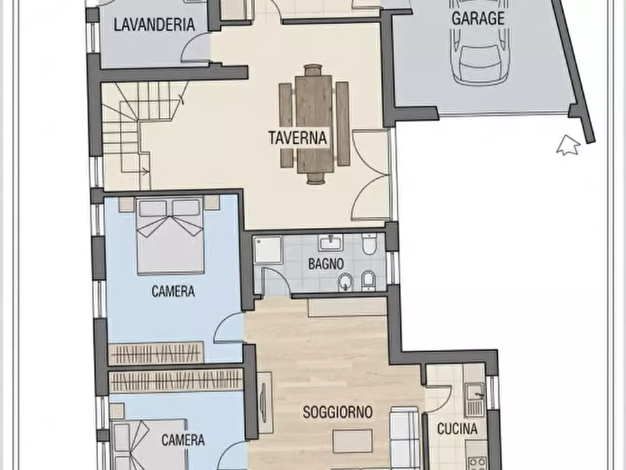 Immagine 4 di Casa indipendente in vendita  a Padova