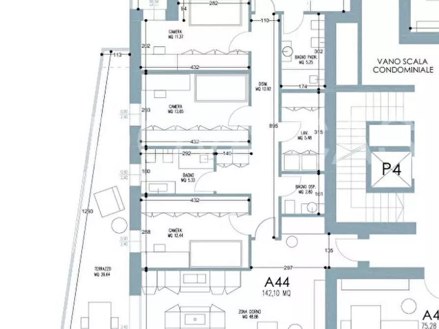 Immagine 11 di Appartamento in vendita  in via bezzecca a Padova