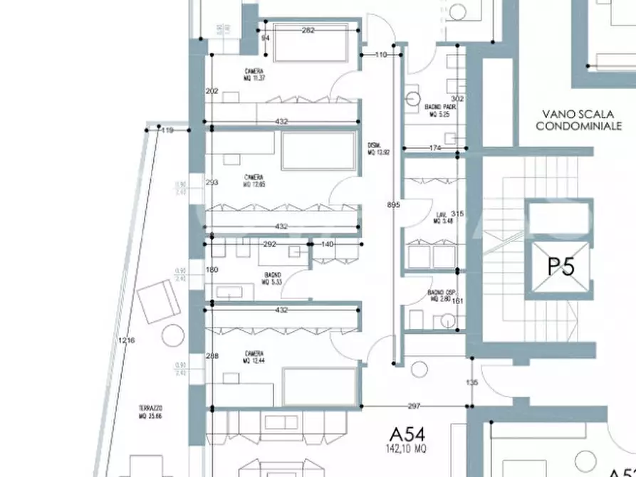 Immagine 12 di Appartamento in vendita  in via bezzecca a Padova