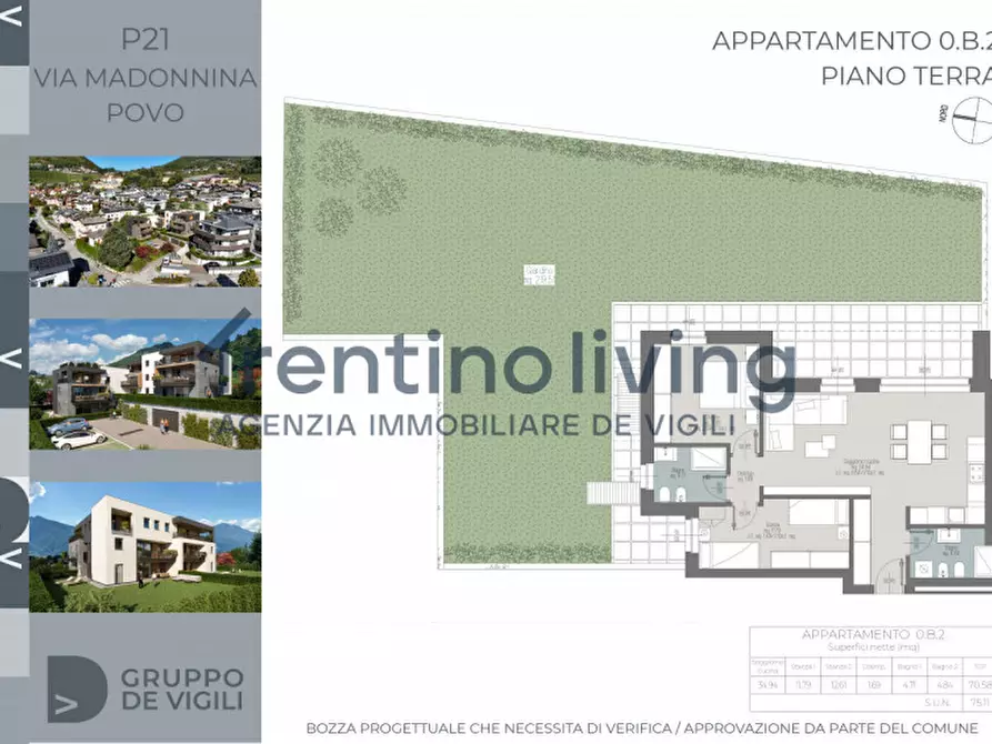 Immagine 7 di Appartamento in vendita  in Via Madonnina a Trento