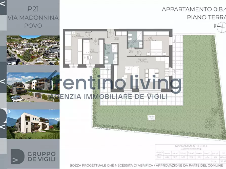 Immagine 9 di Appartamento in vendita  in Via Madonnina a Trento