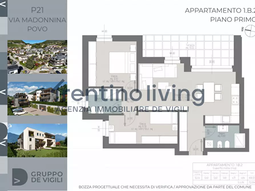 Immagine 11 di Appartamento in vendita  in Via Madonnina a Trento