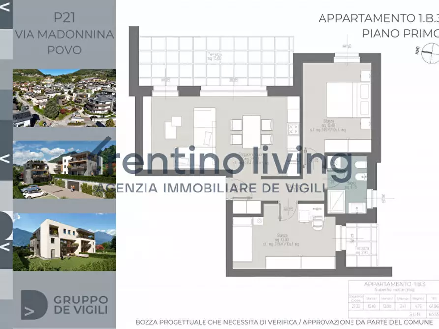 Immagine 12 di Appartamento in vendita  in Via Madonnina a Trento