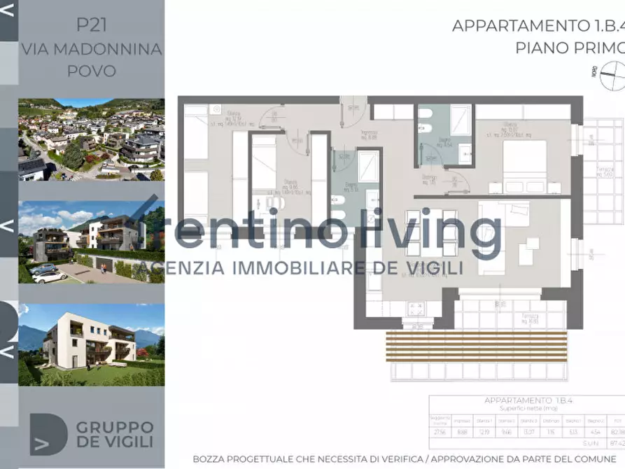 Immagine 13 di Appartamento in vendita  in Via Madonnina a Trento