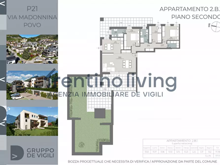 Immagine 15 di Appartamento in vendita  in Via Madonnina a Trento