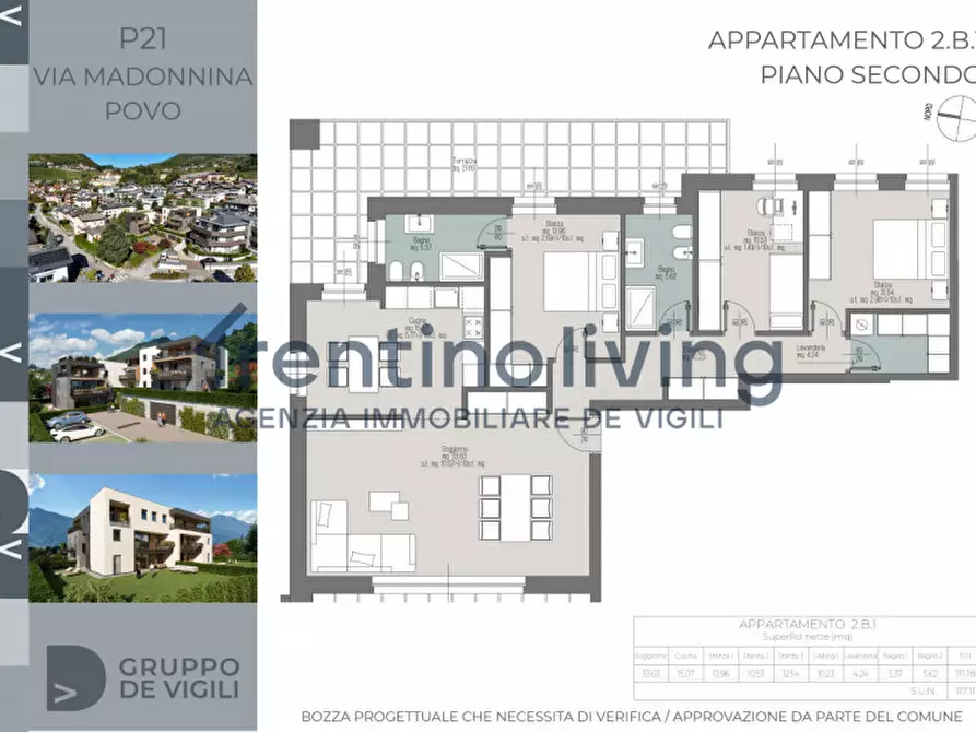 Immagine 16 di Appartamento in vendita  in Via Madonnina a Trento
