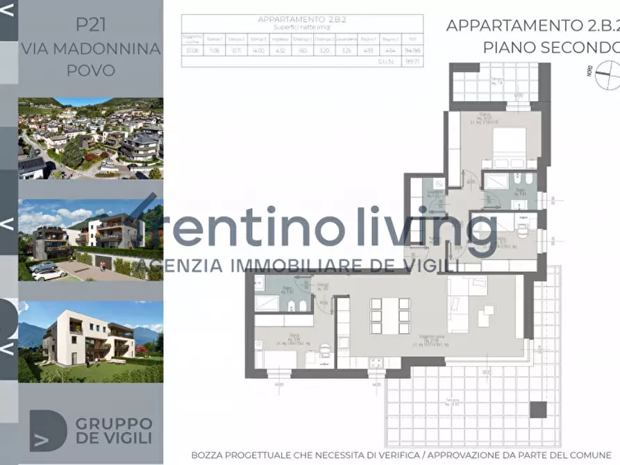 Immagine 17 di Appartamento in vendita  in Via Madonnina a Trento