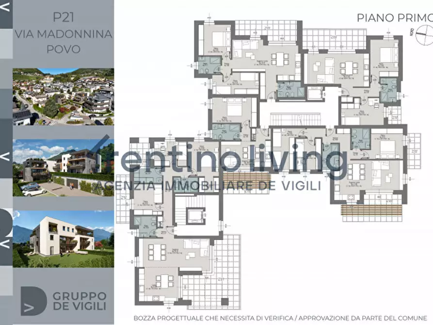 Immagine 23 di Appartamento in vendita  in Via Madonnina a Trento