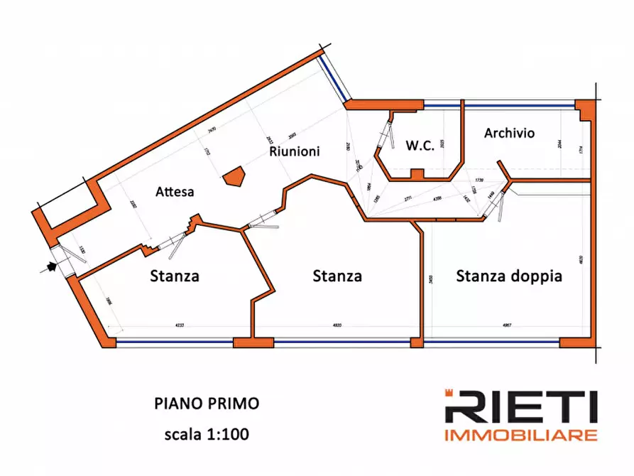Immagine 13 di Ufficio in vendita  in Via Molino della Salce, snc a Rieti