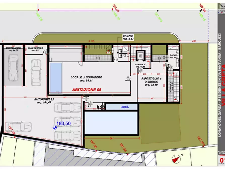 Immagine 35 di Villa in vendita  in Via Sant'Anna a Lonato del Garda