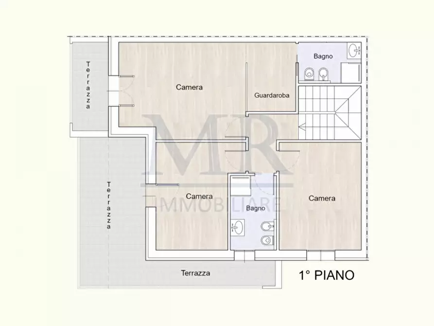 Immagine 5 di Casa quadrifamiliare in vendita  in Via Giarre a Abano Terme