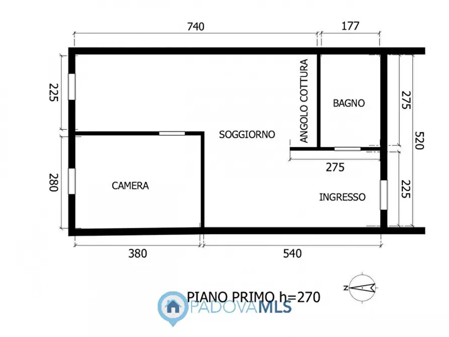 Immagine 30 di Appartamento in vendita  in Corso Vittorio Emanuele a Padova