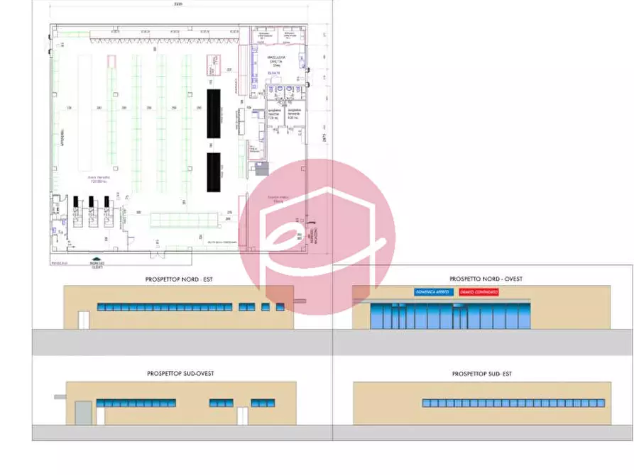 Immagine 2 di Capannone industriale in affitto  a Gatteo