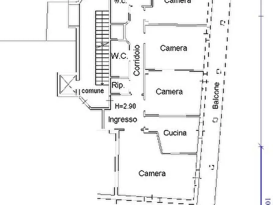 Immagine 5 di Appartamento in affitto  in Piazza Almerici a Cesena