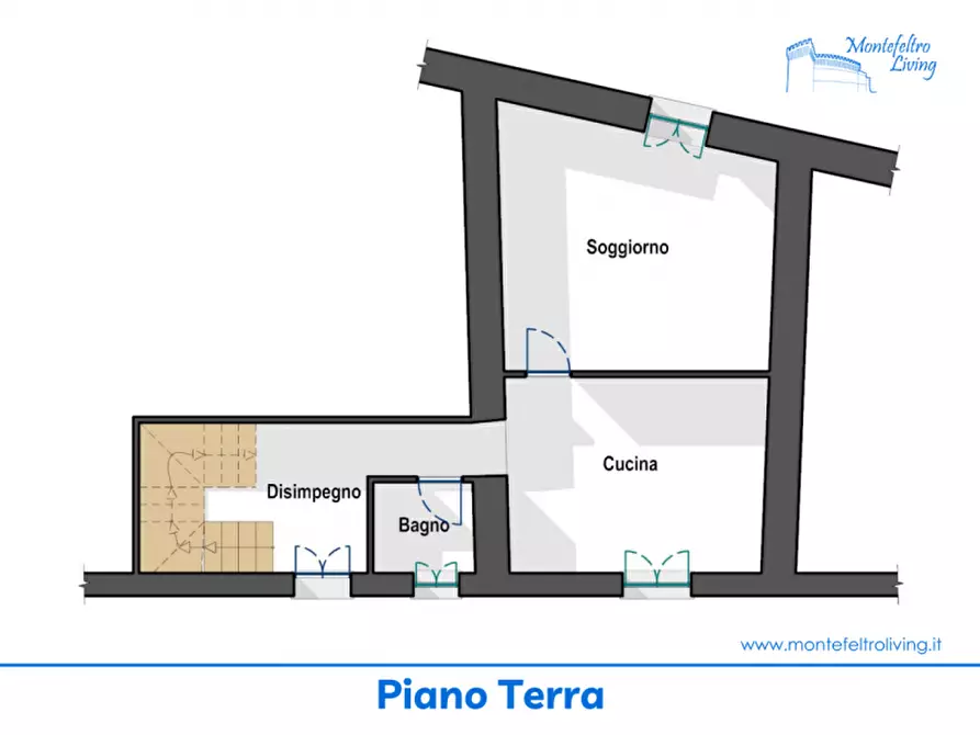 Immagine 13 di Casa indipendente in vendita  in Via San Pietro a Carpegna
