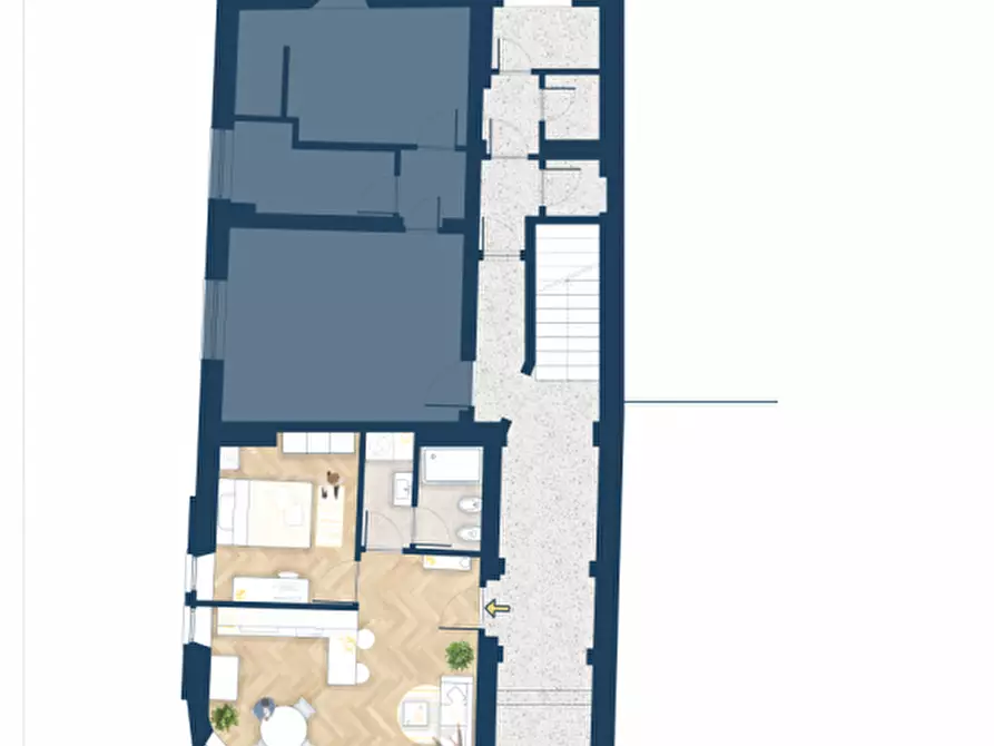 Immagine 5 di Appartamento in vendita  in Via Dante Alighieri 33 a Gradisca D'isonzo