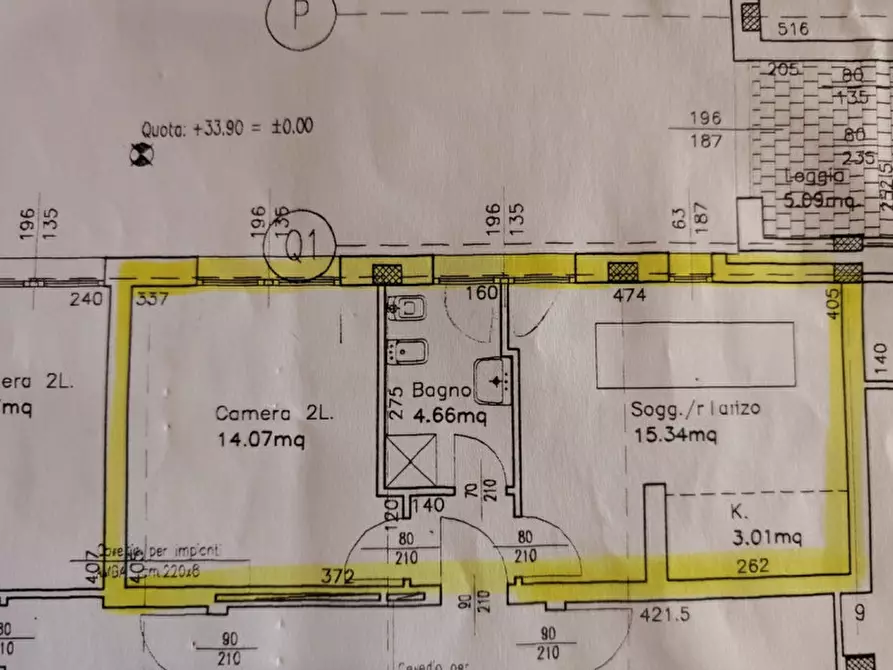 Immagine 5 di Appartamento in vendita  in Via Natalino Sapegno a Cesena