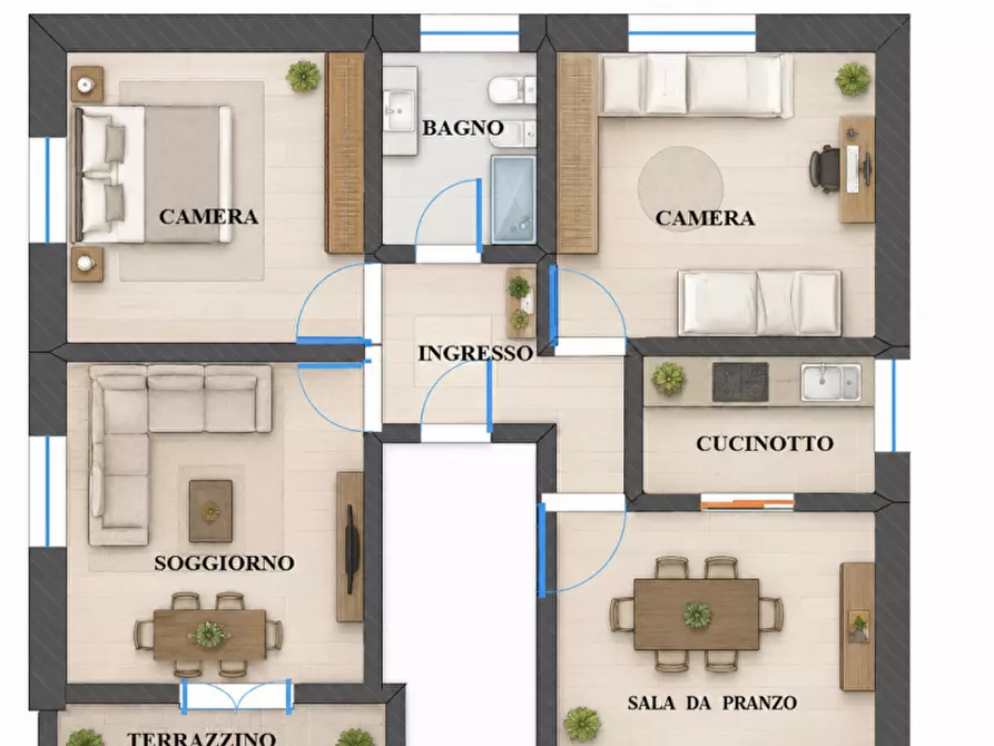 Immagine 38 di Appartamento in vendita  in VIA EMILIA 301 a San Lazzaro Di Savena