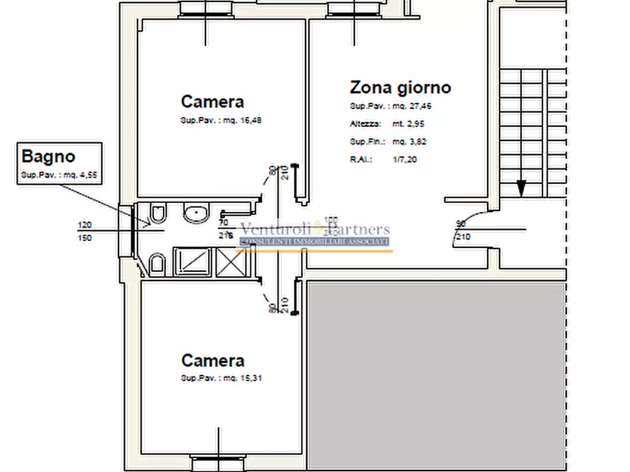 Immagine 16 di Appartamento in vendita  in Viale Dante Alighieri a Desenzano Del Garda