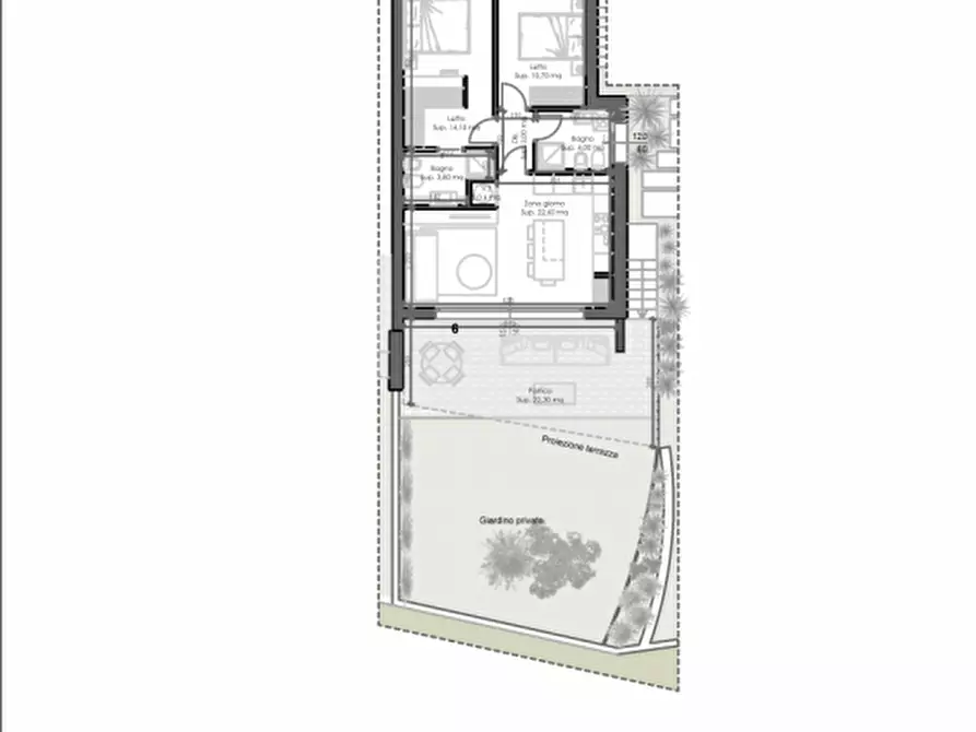 Immagine 22 di Appartamento in vendita  in Via dell'Elicriso a Palau