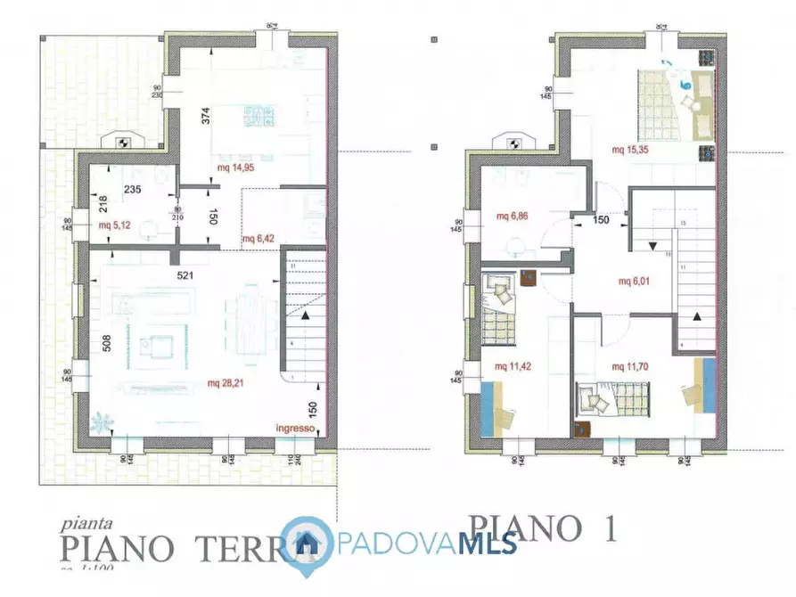 Immagine 18 di Rustico / casale in vendita  in via Polveriera a Padova
