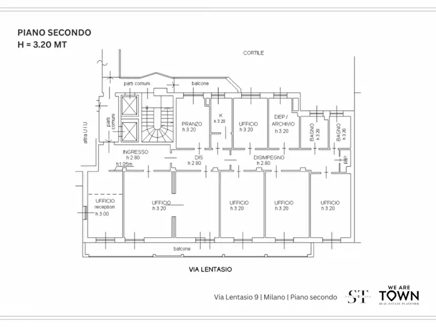 Immagine 40 di Ufficio in affitto  in Via Lentasio 9 a Milano