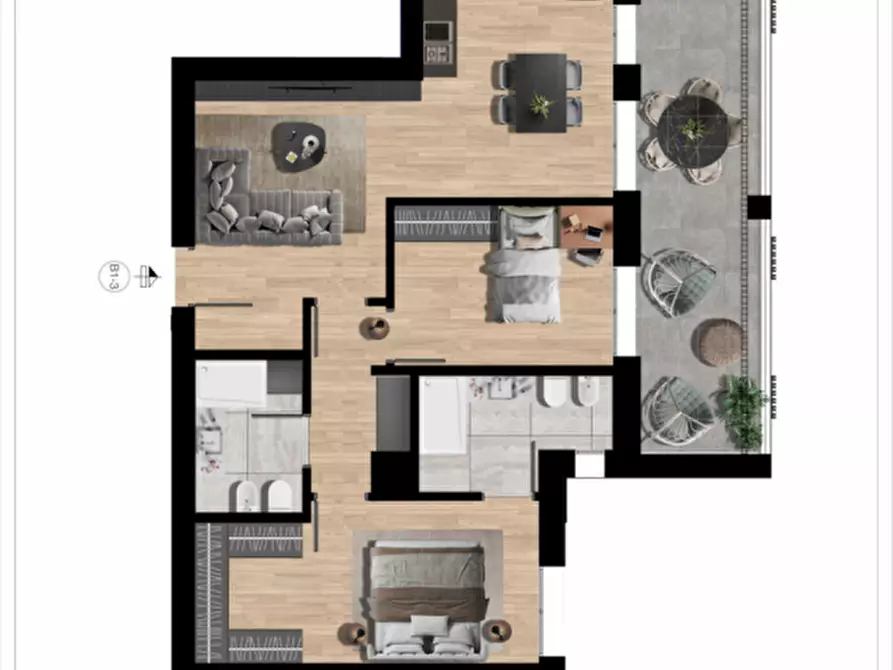 Immagine 20 di Appartamento in vendita  in Via Bonaventura Zumbini 37 a Milano