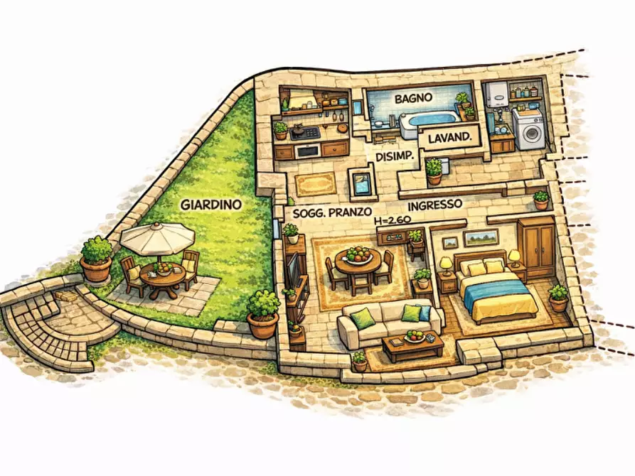 Immagine 5 di Appartamento in vendita  a Brenzone